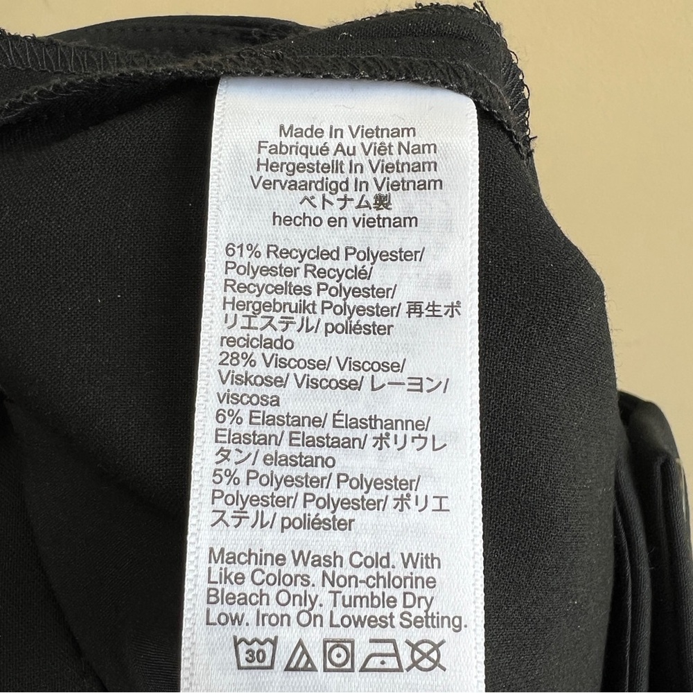 NWT J. Crew Carolina Black Dress Pants Wide Legged Sz 14 - Picture 10 of 10
